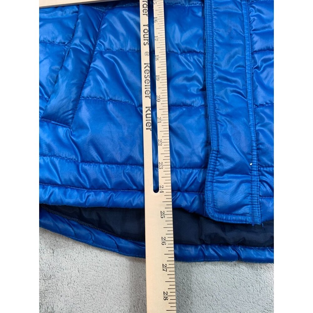 Aeropostale Puffer Vest Mens Medium Blue Quilted Full Zip Lightweight Puffer Y2K - Picture 7 of 11